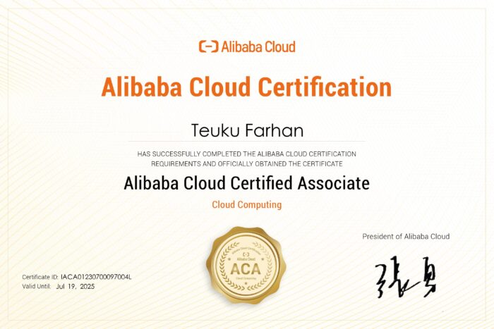 Alibaba Cloud Associate (ACA) Certified